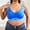 Light Blue, variant on Xdegoge Plus Size Sports Bra for Women High Support Push Up No Underwire Adjustable Strap Seamless Bra Stretch Running Yoga Workout Everyday Brassiere