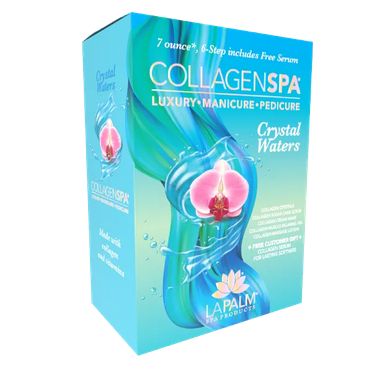 La Palm Collagen Spa 6 Step Manicure/Pedicure Kit Crystal Water