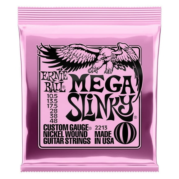 Ernie Ball Electric Guitar Carbon Steel Plain Strings, 5.50 in