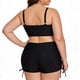 thumbnail image 4 of Conjunto de Bikini de Cintura Alta para Mujeres Deportivas Mono de Color Sólido, Mono de Surf de Corte Alto con Almohadilla de Pecho, 4 of 5