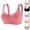 Watermelon Red, variant on PADFRYBK Seamless Bra For Women Push Up Bra No Underwire Everyday Bras Full Supportive Wirefree Bras Comfortable Solid Color Gathering Bras