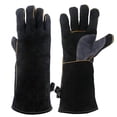 thumbnail image 1 of SZTXJ Extreme Heat and Fire Resistant Leather Gloves with Kevlar Stitching for Fireplace, Stove, Oven, Grill, Welding, BBQ (14 inch), 1 of 5