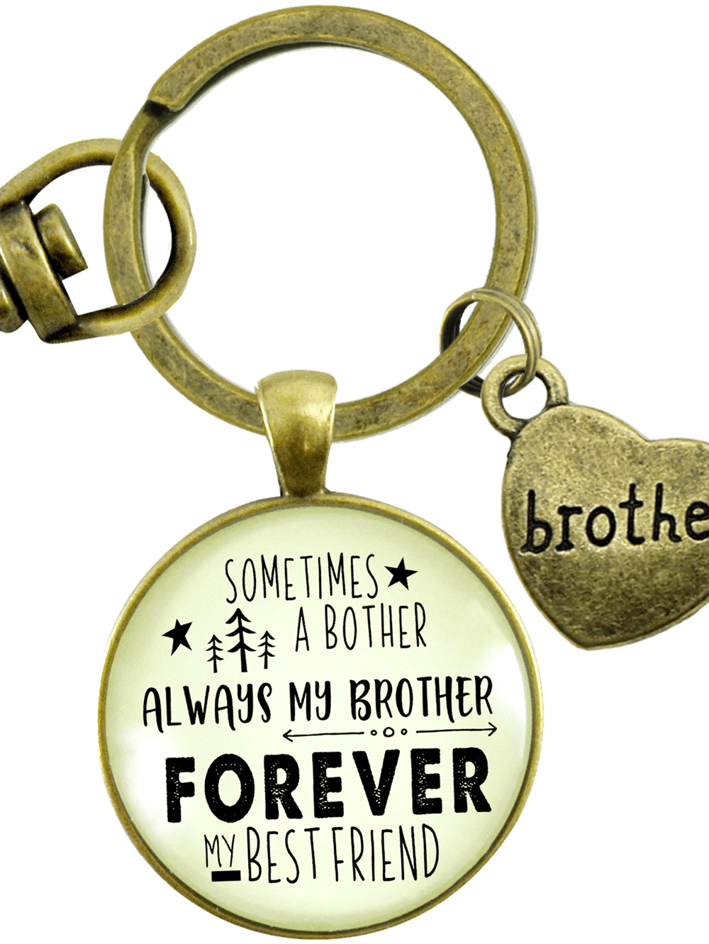 NEONBLOND Personalized Name Engraved Best Freakin Brother Ever Dogtag Necklace