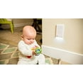thumbnail image 2 of 1 Pack - SnapPower SafeLight - Self-Closing Safety Cover Plate with LED Night Light - Child-Proofing Wall Plate Helps Protect Baby from Electrical Shock - (Duplex, White), 2 of 6