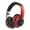 Red, variant on Wireless Bluetooth 5.1 Foldable Headphones with 40mm Subwoofer, Built-in Mic & Colorful LED Lights, 12-Hour Battery & Soft Earmuffs for Comfortable Stereo Sound(Black)
