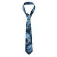 thumbnail image 6 of Uemuo Fresh Blueberries Pattern Men's Necktie Classic Silk Tie Woven Jacquard Neck Ties Business Necktie Gift for Men, 6 of 9