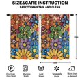 thumbnail image 2 of Blackout Kids Curtains,Pioneer Flower Floral Print Pattern Childrens Insulated Curtains Set Of 2,Bedroom Essentials,Toddler Room Decor 42"x63", 2 of 5