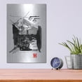 thumbnail image 4 of Luxe Metal Art 'Fujiyoshida And Car' by Pechane, Metal Wall Art, 12"x16", 4 of 9