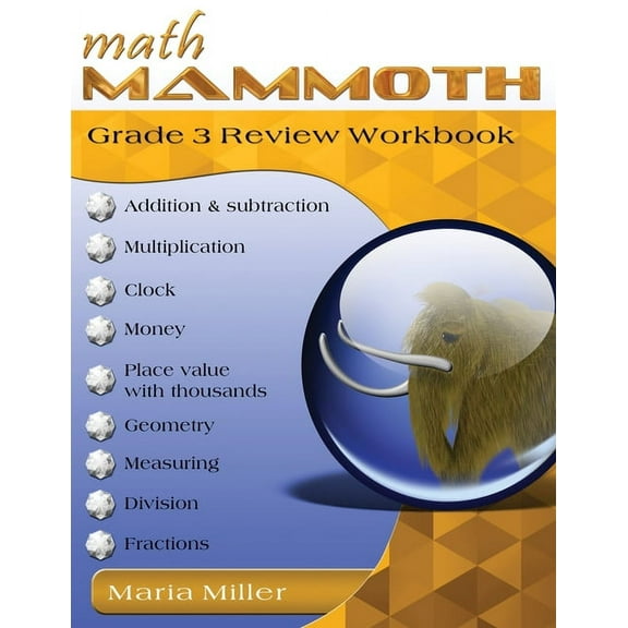 Math Mammoth Grade 3 Review Workbook, (Paperback)
