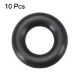 thumbnail image 2 of Fluorine Rubber O Rings, 16mm OD, 9mm Inner Diameter, 3.5mm Width, Seal Gasket Black 10 Pcs, 2 of 3