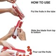 thumbnail image 3 of Grape Cutter Multifunction , Innovative Safe Efficient Strawberry Accessories Small Tomato For Fruit Cherries Strawberries Red, 3 of 8