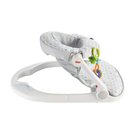 Fisher-Price Supportive Sit-Me-Up Comfy Interactive Floor Seat Infant Mat Toy