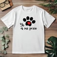 thumbnail image 4 of Playera Blanca Camiseta Unisex Estampado Yo Amo A Mi Perro, 4 of 5