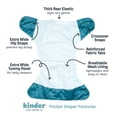 thumbnail image 4 of Juego de pañales de tela Kinder, reutilizables, estilo bolsillo, 3-15 kg, 5 piezas, 4 of 5