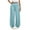 Blue, variant on Fengactive Little Girls Wide Leg Sweatpants Casual Loose Elastic Waisted Baggy Lounge Pants for Girls