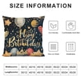 thumbnail image 5 of YINGXI Throw Pillow Cover, Birthday Gift Party Cushion Case Decoration for Sofa Couch Farmhouse 20x20in, 5 of 5