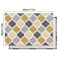 thumbnail image 6 of Flax Bohemian Tribal Style Placemats Set of 4, 12x18 Inch Artistic Rustic Table Mats, Washable Vintage Ethnic Decor for Nordic Kitchen or Farmhouse Dining Room Setting, 6 of 6