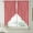 Red, variant on Red Striped Swag Curtain Valances, Christmas Farmhouse Red White Stripes Kitchen Valance for Window, Rod Pocket Small Topper Drapes for Cafe Bedroom Bathroom 2 Panels Window Treatment 28"x36"