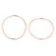 thumbnail image 2 of 50Pcs Metal Rings Iron Material Durable Sturdy Multifunctional Glossy Bright Color Metal O Rings for Bag ClothesGolden 38x3mm, 2 of 4