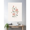 thumbnail image 2 of Peony Bouquet - Pink Poster Wall Art, Modern Wall Decor For Living Room Bedroom, 24x36 UNFRAMED, 2 of 3