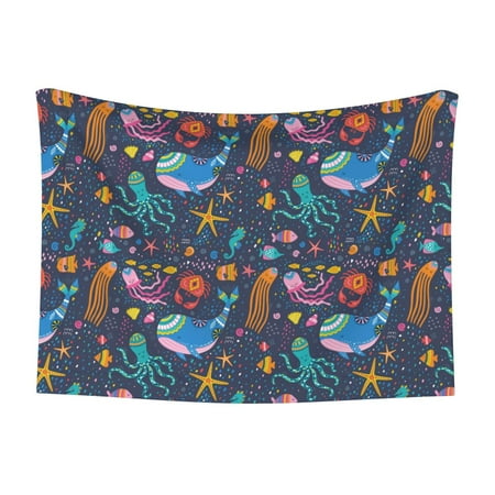 Naloa Marine Inhabitants Dog Blanket 3 Sizes Cat Blanket for Indoor Cats Large Medium Small Dog Gifts-Large