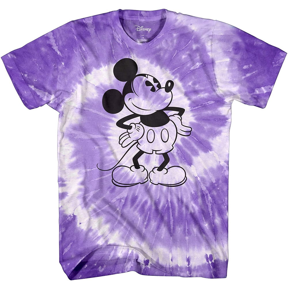 Mickey Mouse Attitude Tie Dye Classic Vintage Disneyland World Mens