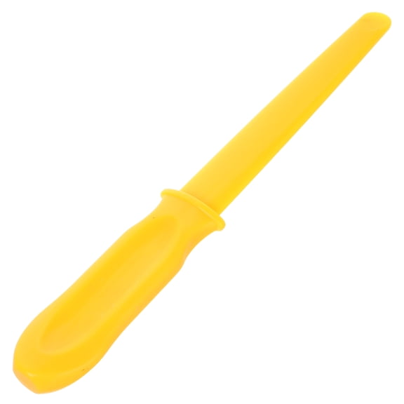 WEAVILUX Yellow Plastic Tire Lever Pry Bar Tool for Easy Tire Removal and Automotive Repair Portable Hand Tool