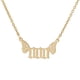 thumbnail image 1 of Joyería de Acero Inoxidable Mujeres Luz Ángel Número Colgante Collar 000 999, 1 of 6