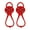 Red, variant on 2025 New Universal Children Non-Slip Gripper Spikes,Children Universal Gripper Spikes Non Slip Shoe Grips With Tooth Steel Nails,Ice Snow Grips Anti Slip Silicone Non Slip Gripper Spikes For Children