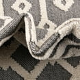 thumbnail image 4 of Unique Loom Arlo Collection Area Rug - Lenny (4' x 6' Oval Charcoal/Ivory), 4 of 7