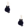 thumbnail image 4 of Qarigey Llavero con forma de gato, colgante para bolsa, añade un toque de ternura a la bolsa, llavero con colgante de gato, regalos, azul azul oscuro 2Conjunto, 4 of 6