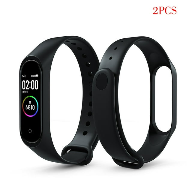facefd 2 Pcs Bracelet de Remplacement pour Xiaomi Mi 3 Bracelet Intelligent Bracelet de Remplacement Bracelet TPU Bracelet Intelligent Accessoires de Remplacement
