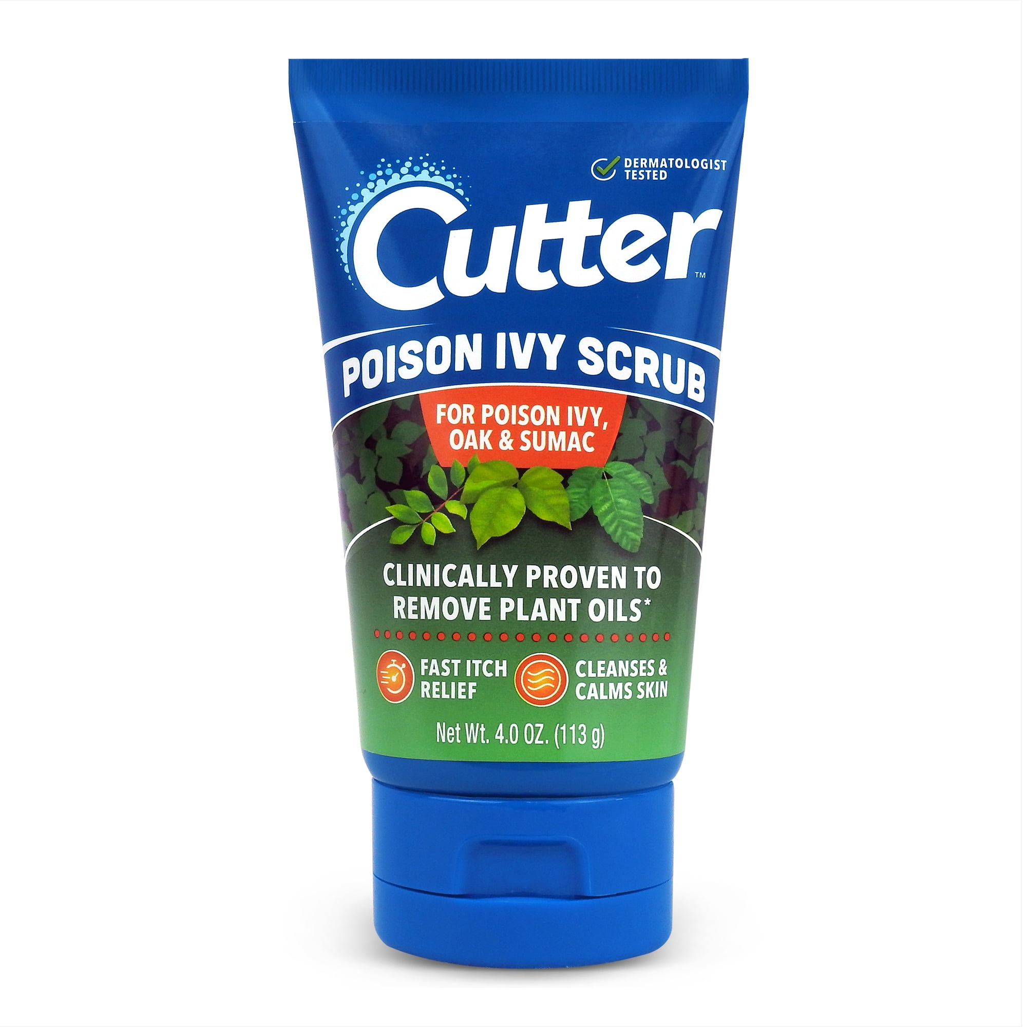 Cutter First Aid Poison Ivy Scrub for Itch Relief, 4oz