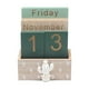 thumbnail image 5 of Calendario de Madera Perpetuo Calendario de Cuenta Atrás Tablero, Ornamentos decorativos para el hogar, regalos decoraciones de escritorio, adornos de escritorio de libros, props de fotografía, 5 of 6