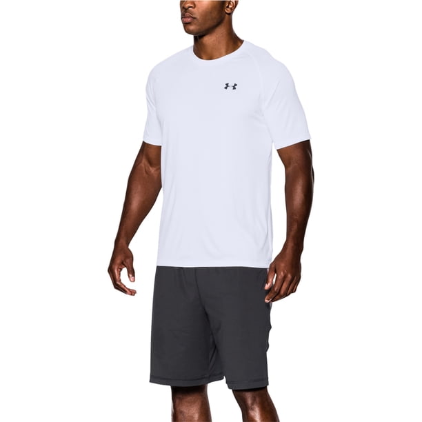 Under Armour Tech Camiseta gráfica para hombre, blanca, mediana