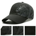thumbnail image 4 of Mightlink Sunshade Cap Ultralight Quick Drying Chinese Style Dragon Print Baseball Hat for Outdoor, 4 of 7