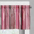 thumbnail image 3 of Ambesonne Abstract Valance Pack of 2, Vertical Colorful Line, 54"X18", Multicolor, 3 of 5