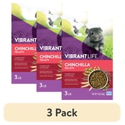 (3 pack) Vibrant Life Chinchilla Diet 3LB