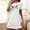 White, variant on Sakmal Moo Moo Nightgown for Women Lightweight Short Black Sleepwear Short Sleeve Print Nightgowns for Women