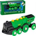thumbnail image 6 of BRIO Classic Plastic Train Toy Action Locomotive 33593, Green, 6 of 6