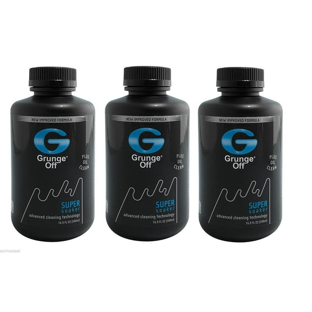 Grunge Off Super Soaker Glass Pipe Cleaner, 16 Ounce (3 Pack)