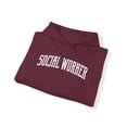 thumbnail image 4 of Social worker MSW Graduation Hoodie, Gifts, Hooded Sweatshirt, 4 of 4
