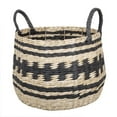 thumbnail image 2 of Truu Design Set of 3 Round Natural Beige Storage Baskets, 2 of 5