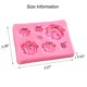 thumbnail image 5 of Molde de silicona para rosas, jabón pequeño, arcilla, chocolate, azúcar, herramienta para hornear, molde de silicona para pasteles DIY para fiesta de baby shower (molde de rosa pequeño), 5 of 5