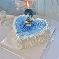 thumbnail image 6 of IPEWLEX Ocean-Themed Wax Digital Candle - Starfish Cake Decoration for Children's Birthday Celebrations, 6 of 6