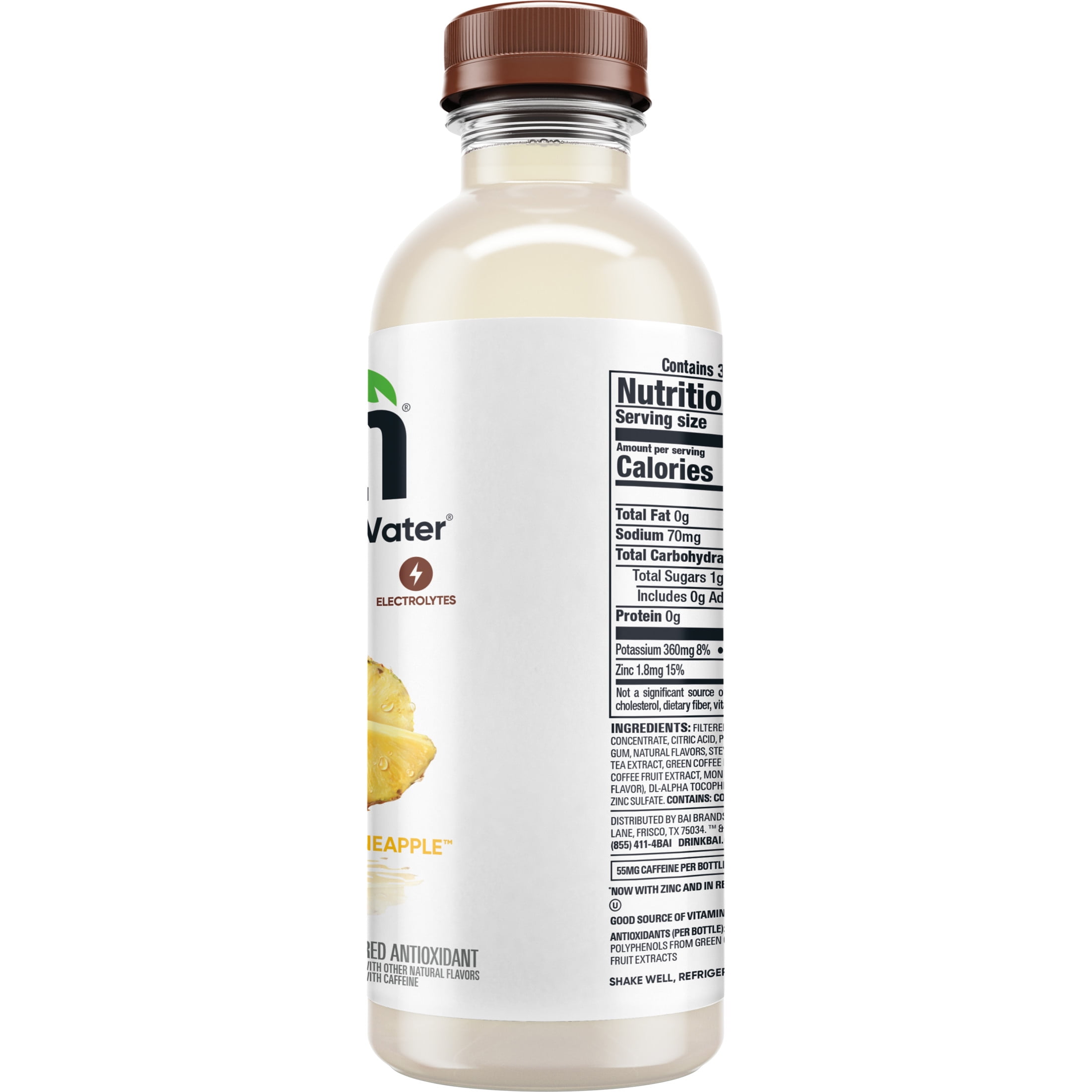 Bai Puna Coconut Pineapple Antioxidant Infused Water Beverage, 18 fl oz, Bottle