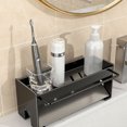 thumbnail image 3 of TIELUTT Sponge Holder for Kitchen Caddy with Auto Draining Tray for Kitchen and Bathroom Organization Dish Drying Tray Sponge and Soap Holder Japanese Gadgets Home Sponge Holder Stainless Dish Rack L, 3 of 6