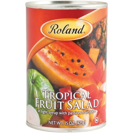 (4 Pack) Roland Tropical Fruit Salad, 15 Oz (Best Fresh Fruit Salad)
