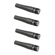4) PYLE PRO PDMIC78 Professional Moving-Coil Dynamic Handheld Microphones Mic