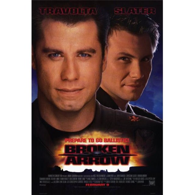 Pop Culture Graphics MOVIH3369 Broken Arrow Movie Poster Print, 27 x 40